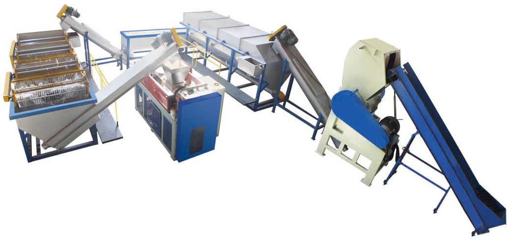 PE薄膜清洗破碎回收生產(chǎn)線